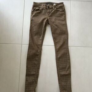 Level 99 Janice Women Jeans Ultra Skinny Low Rise Ankle Houndstooth Denim